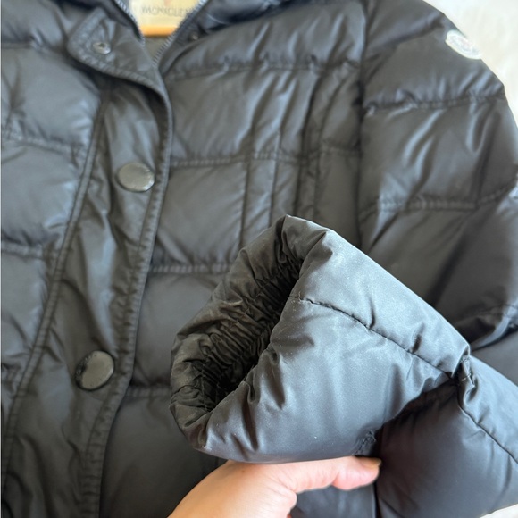 Moncler Black Puffer coat Jacket women Size 2 - Picture 7 of 13